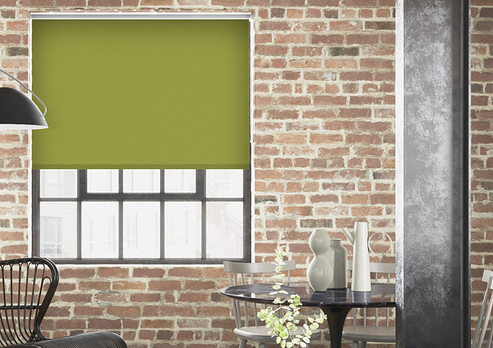 Energy Saving (Blackout), Green - Twist&Fit Roller Blind - Image 3